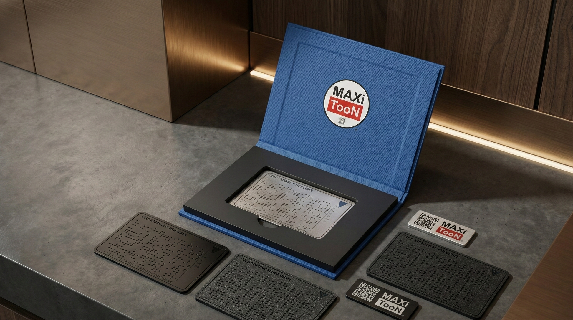 Titanium Multi-Sig Backup Card with Shamir SSS